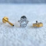 Labret Rosca Interna Titânio Patinha Zircônias - Imagem 2