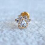 Labret Rosca Interna Titânio Patinha Zircônias - Imagem 4