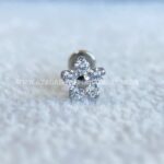 Labret Rosca Interna Titânio Flor Zircônias - Imagem 3