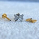 Labret Rosca Interna Titânio Laço Zircônias - Imagem 2