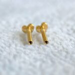 Haste Labret Titânio Base Coração Rosca Interna - Imagem 3