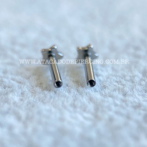Haste Labret Titânio Base Estrela Rosca Interna - Imagem 4
