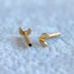 Haste Labret Titânio Base Lua Rosca Interna - Imagem 2