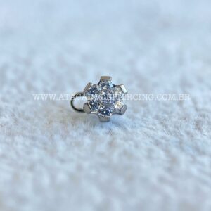 Kit Microdermal Titânio Flor Zircônias