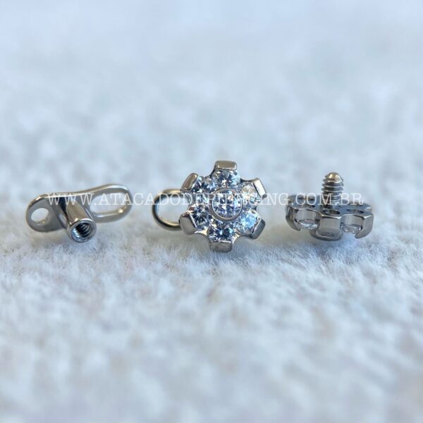 Kit Microdermal Titânio Flor Zircônias - Imagem 2