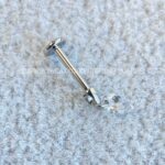 Labret Rosca Interna Titânio Pingente Zircônia - Imagem 4