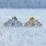 Labret Rosca Interna Titânio Cluster Zircônias