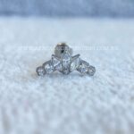 Labret Rosca Interna Titânio Cluster Zircônias - Imagem 4
