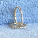 Segmento Articulado Ouro 14K Zirconias