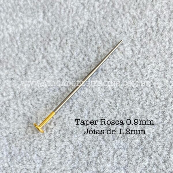 Taper Aço Para Piercing Rosca Interna - Imagem 10