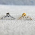 Labret Rosca Interna Titânio Cluster Zircônias - Imagem 9