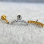 Labret Rosca Interna Titânio Cluster Zircônias - Imagem 10