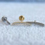 Labret Rosca Interna Titânio Cluster Zircônias - Imagem 2