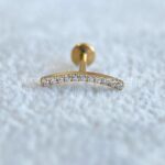 Labret Rosca Interna Titânio Cluster Zircônias - Imagem 3