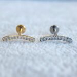 Labret Rosca Interna Titânio Cluster Zircônias