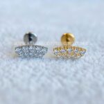 Labret Rosca Interna Titânio Cluster Zircônias