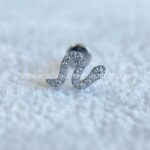 Labret Rosca Interna Titânio Cobra Zircônias - Imagem 4