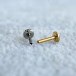 Haste Labret Titânio Push Pin