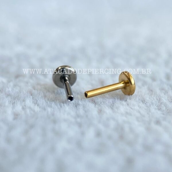 Haste Labret Titânio Push Pin - Imagem 1