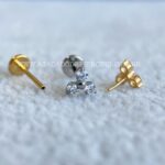 Labret Push Pin Titânio Trinity Zircônias - Imagem 2