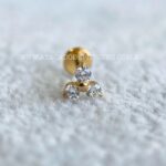 Labret Push Pin Titânio Trinity Zircônias - Imagem 3
