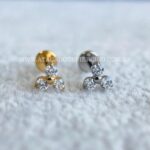 Labret Push Pin Titânio Trinity Zircônias
