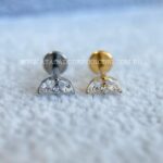 Labret Rosca Interna Titânio Abelha Zircônias