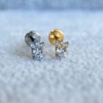 Labret Rosca Interna Titânio Patinha Zircônias