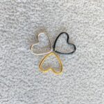 Argola Coração Aço - Imagem 2