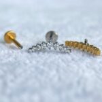 Labret Rosca Interna Titânio Cluster Zircônias - Imagem 3