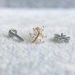 Labret Rosca Interna Titânio Ramo Zircônias - Imagem 2