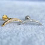 Labret Rosca Interna Titânio Cluster Zircônias