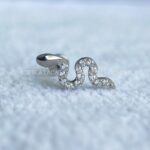 Labret Rosca Interna Titânio Cobra Zircônias - Imagem 4