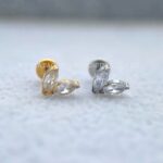Labret Rosca Interna Titânio Navete Zircônias