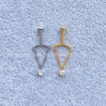 Labret Rosca Interna Titânio Corrente Zircônia