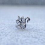 Labret Rosca Interna Titânio Cisne Zircônias - Imagem 4