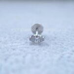 Labret Rosca Interna Titânio Navete Zircônia - Imagem 4