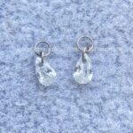 Pingente para Piercing Titânio Zircônia Gota