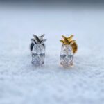 Labret Rosca Interna Titânio Abacaxi Zircônia