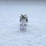 Labret Rosca Interna Titânio Abacaxi Zircônia - Imagem 4