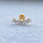 Labret Rosca Interna Titânio Cluster Zircônias - Imagem 2