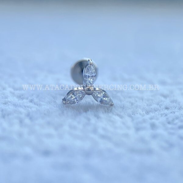 Labret Rosca Interna Titânio Trinity Zircônias - Imagem 4