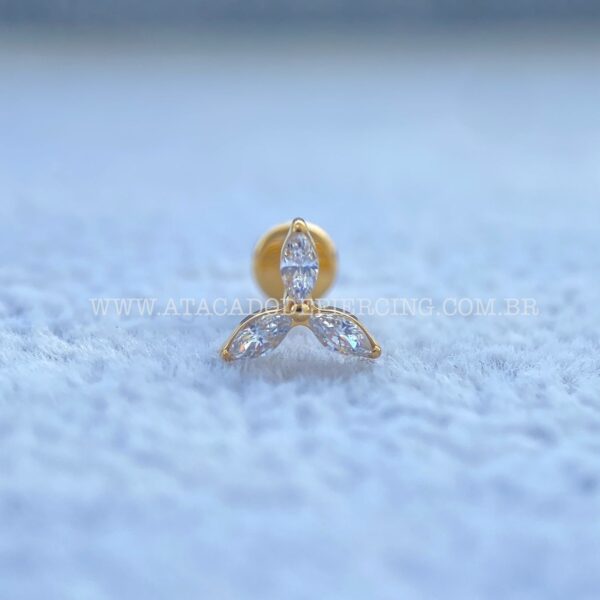Labret Rosca Interna Titânio Trinity Zircônias - Imagem 2