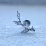 Labret Aço Rosca Interna Ramo Zircônias - Imagem 4