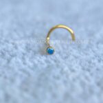 Nostril Titânio Zircônia Azul - Imagem 2