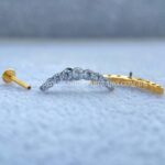 Labret Rosca Interna Titânio Cluster Zircônias - Imagem 3