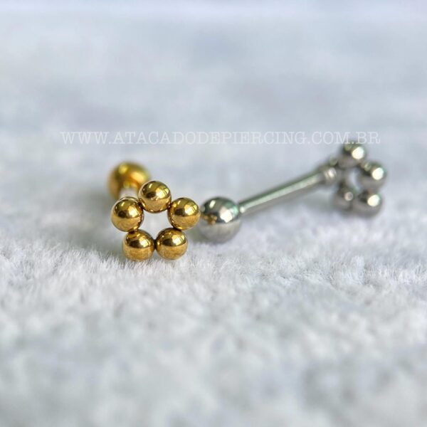 Minibarbell Aço Flor - Imagem 3