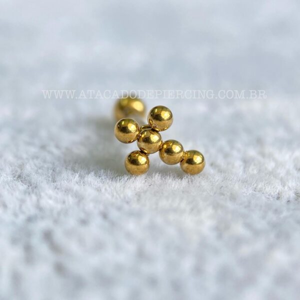Minibarbell Aço Cruz - Imagem 2