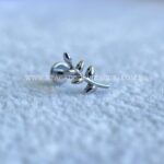 Labret Titânio Rosca Interna Folhas