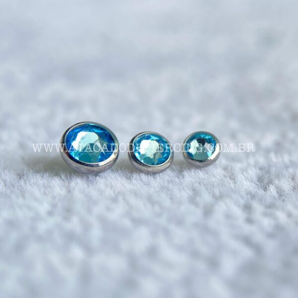 Topo Microdermal Titânio Zircônia Azul - Imagem 1